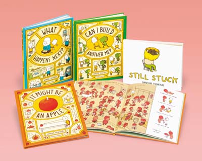 ヨシタケシンスケ 英語の絵本 解説書付き 全4巻｜HONLINE（ホンライン）