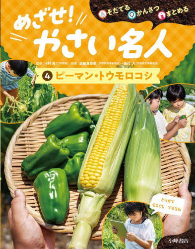めざせ!やさい名人 4 そだてるかんさつまとめる ピーマン・トウモロコシ
